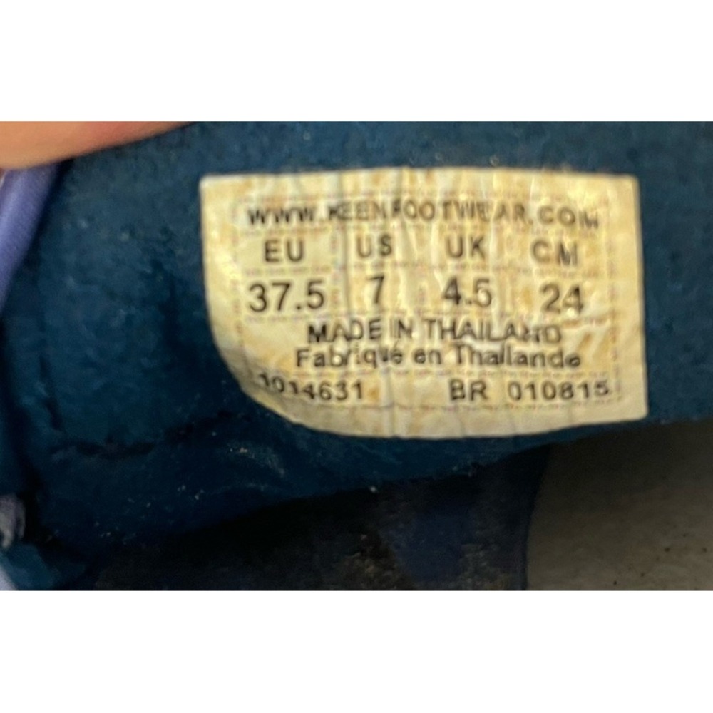 Keen Uneek Poseidon blue Purple Braided Cord Outdoor Sandals Womens 7 EU 37.5 - Picture 8 of 8